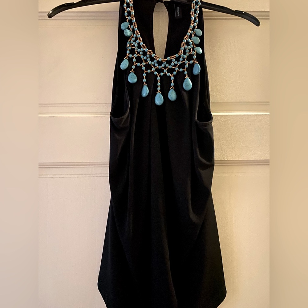 Marciano Jeweled Halter Top